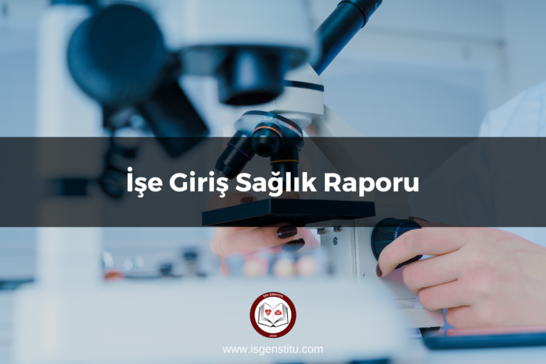 İşe Giriş Sağlık Raporu