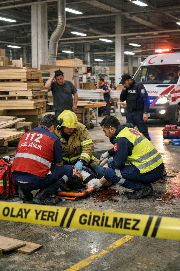 Mobilya Fabrikasında Trajik İş Kazası