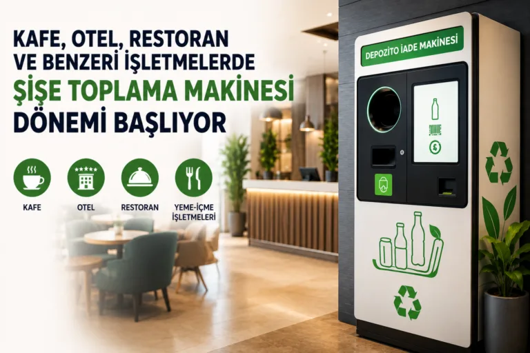 Depozito Yönetim Sistemi kapsamında kafe ve otellerde şişe toplama uygulaması