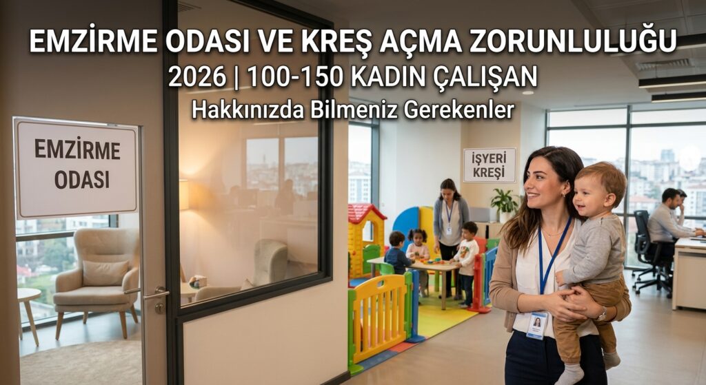 Emzirme Odası ve Kreş Açma Zorunluluğu 2026 | 100-150 Kadın Çalışan 1 Emzirme Odası ve Kreş Açma Zorunluluğu 2026 100-150 Kadın Çalışan